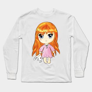 Chibi fille Long Sleeve T-Shirt